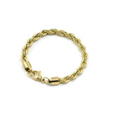 Stainless Steel Rope Chain Bracelet SRB 5mm width-gold color or silver color