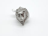 SRM-243, Stainless Steel Hit Hop Lion Head Ring-gold or silver color, 25mm X 22mm Width, 15mm Thick