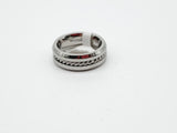 SRM-202,Stainless Steel Band Ring-Gold or Silver color- 8mm width, 2mm thick