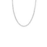 Brass Tennis Bracelet, Width 3mm, Length 7 inch