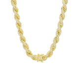 Brass Rope Chain Bracelet, Width-12mm, Length-9''