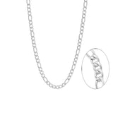 Stainless Steel Figaro Chain -5mm Width, 1mm thick