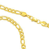 Stainless Steel Figaro Chain-6mm Width, 1.5mm thick