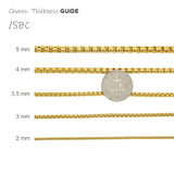 Stainless Steel Box Chain-SBC-3mm width